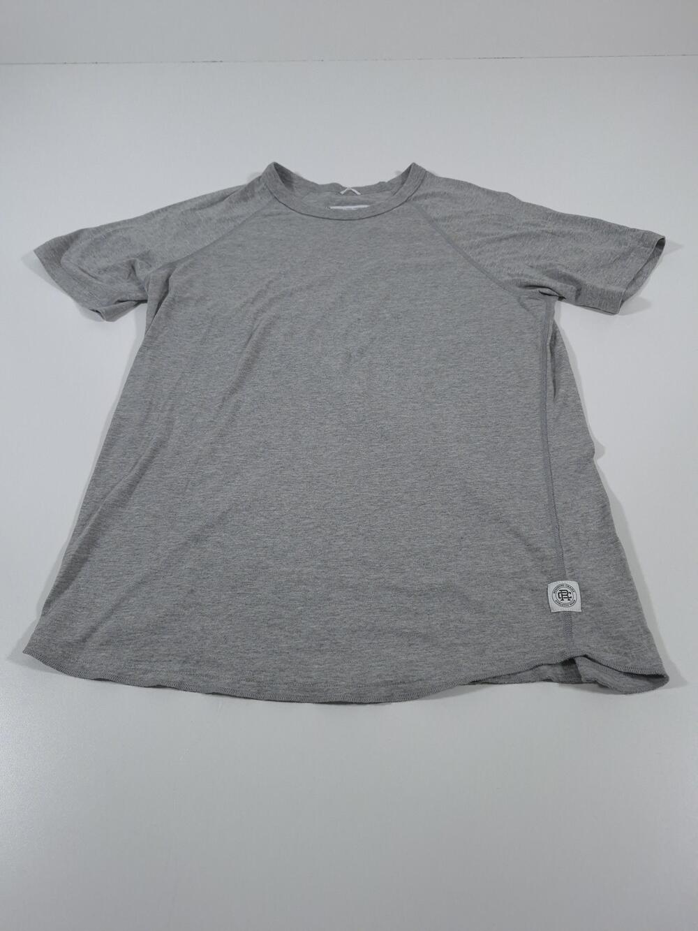 Reigning Champ Shirt Mens Medium Gray Short Sleeve Performance Tee Gym
